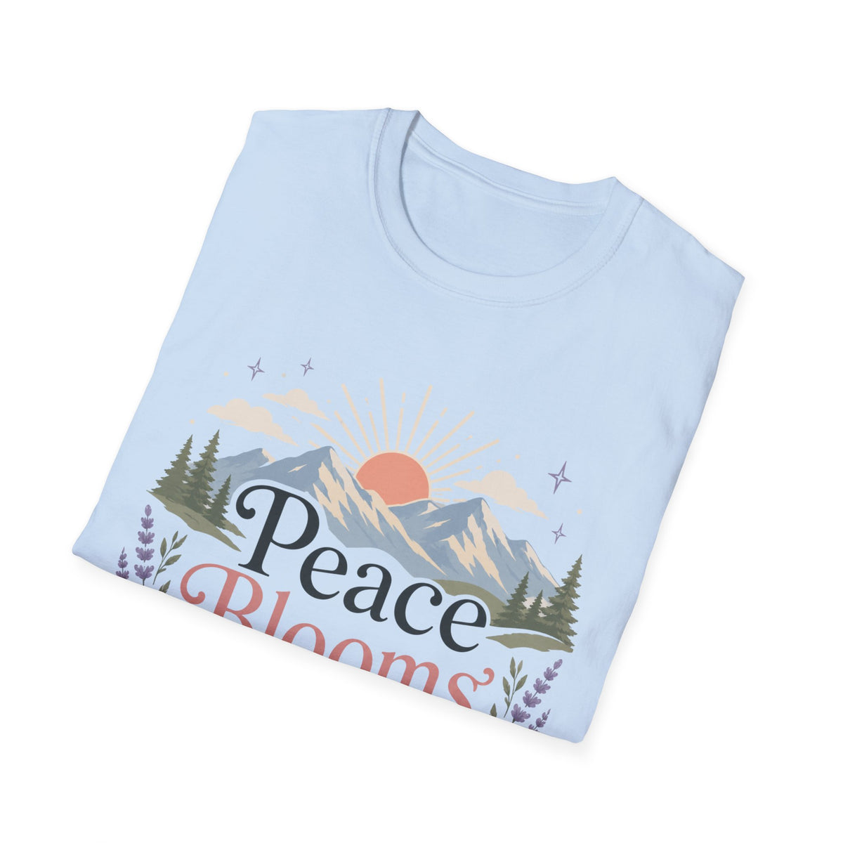 Peace Blooms Here T-Shirt