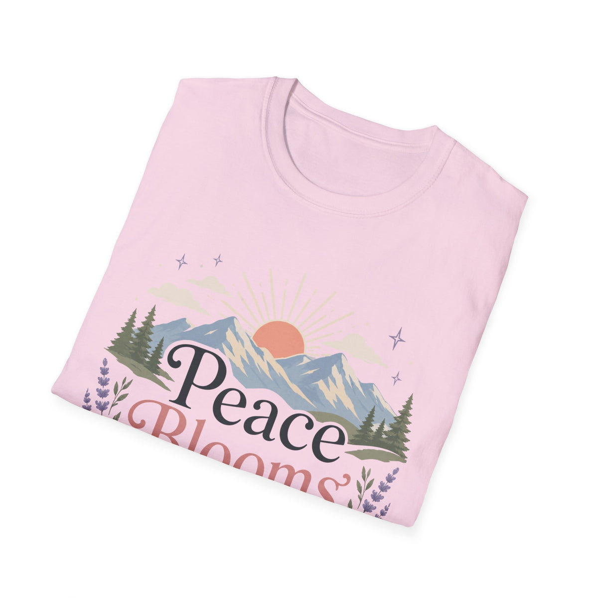 Peace Blooms Here T-Shirt