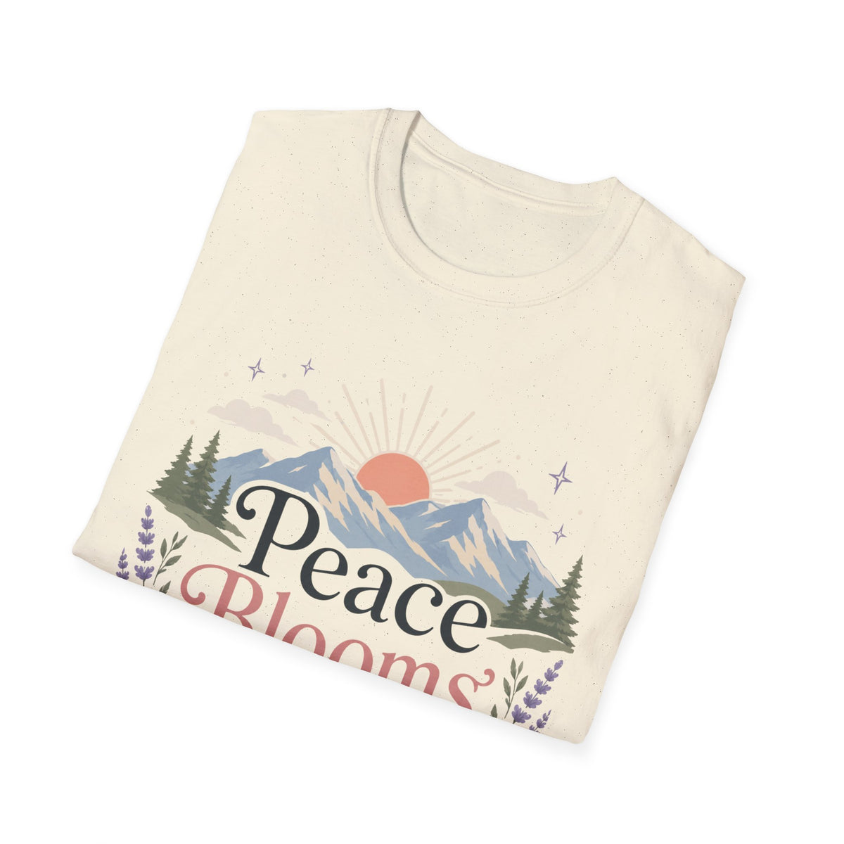 Peace Blooms Here T-Shirt