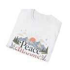 Peace Blooms Here T-Shirt